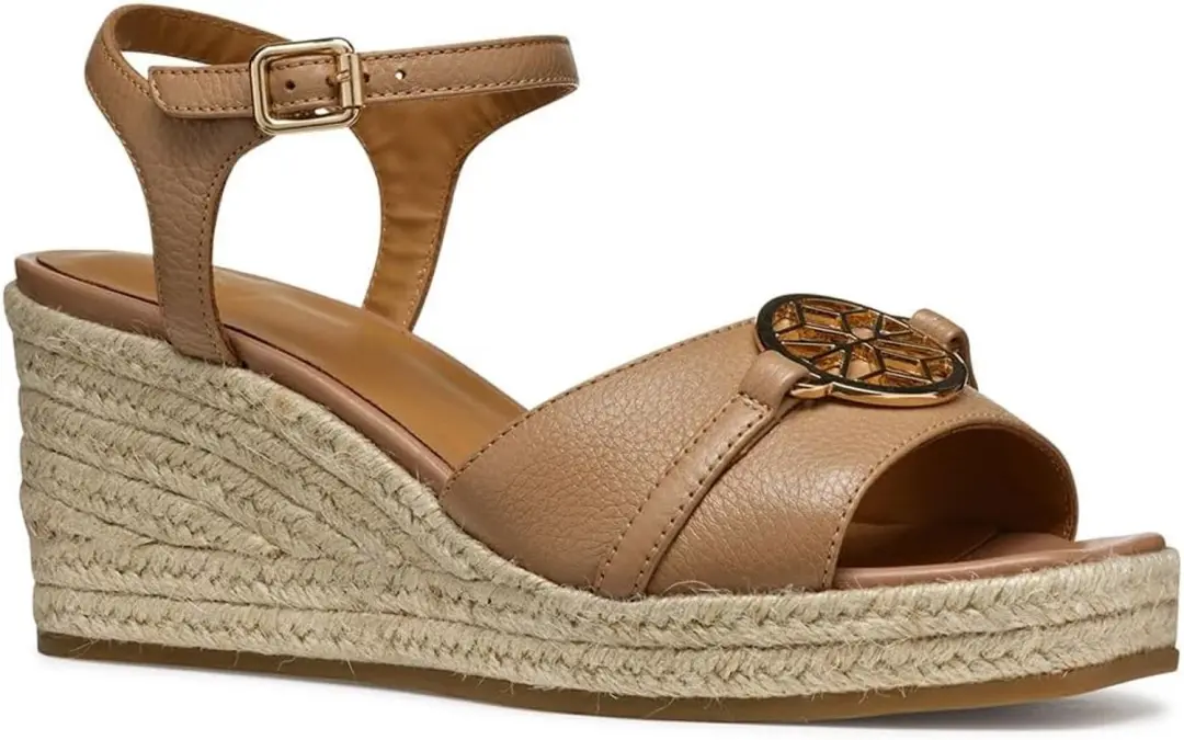 Geox D Panarea B Dames Sandalen met Wedge Hak