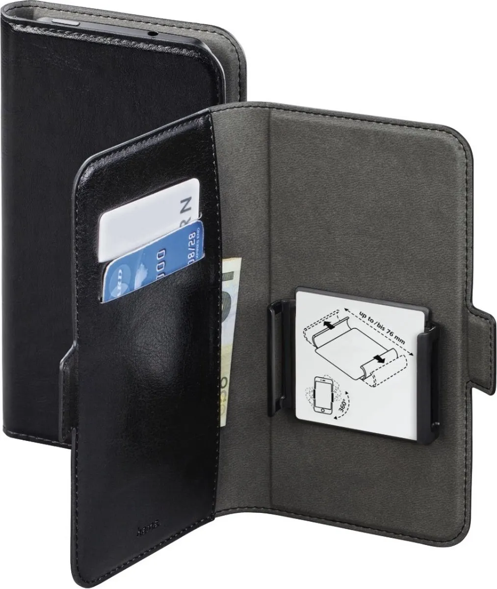 Hama Booklet Smart Move L 00177386 - Telefoonhoes - 4.0-4.5" - Zwart