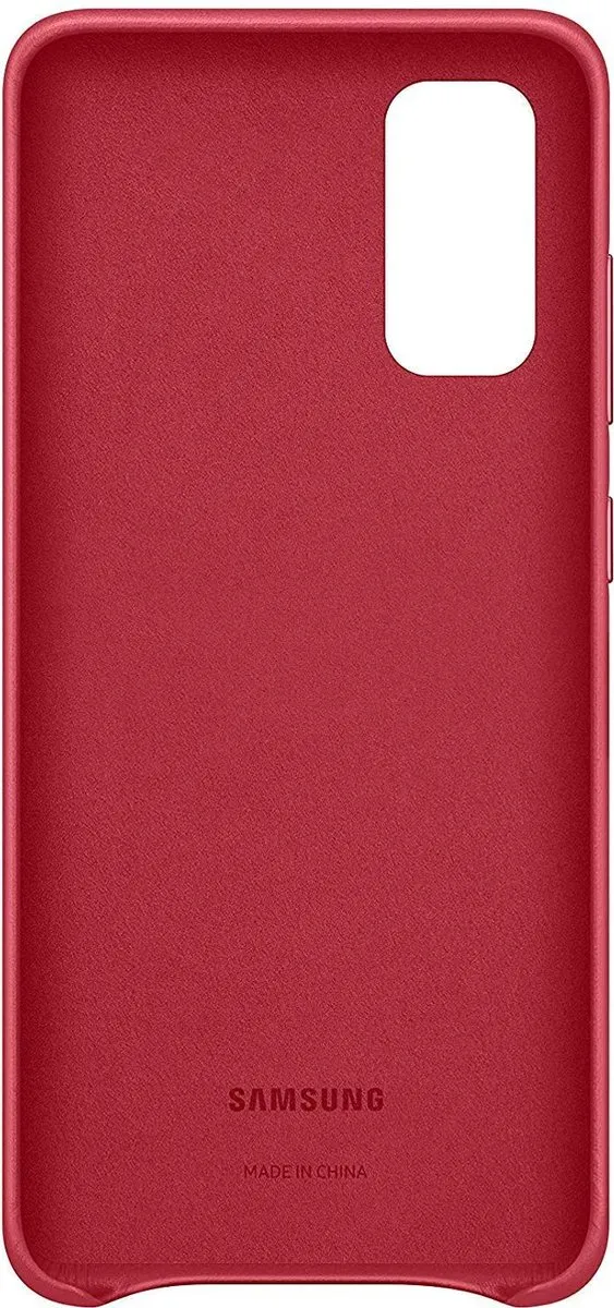 Samsung Leather Hoesje Galaxy S20 - Rood EF-VG980LREGEU