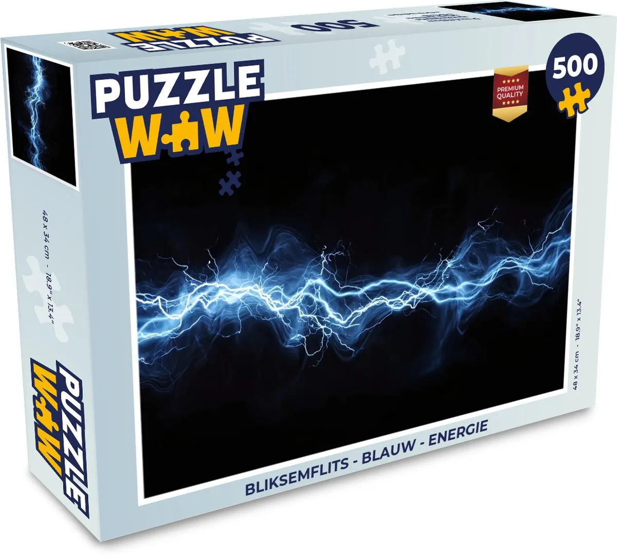 PuzzleWow Bliksemflits Legpuzzel 500 Stuks