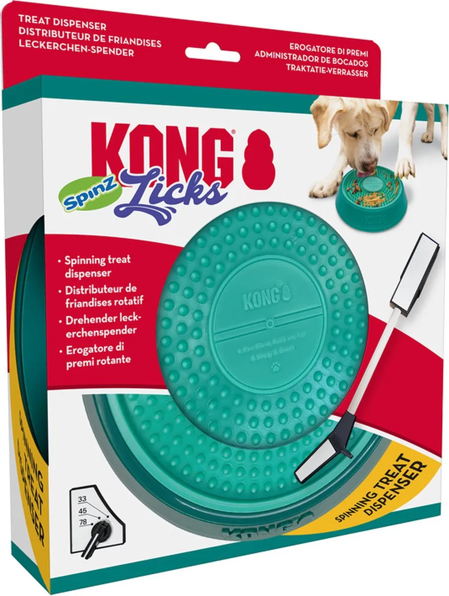 KONG Licks Spinz Large - Groen