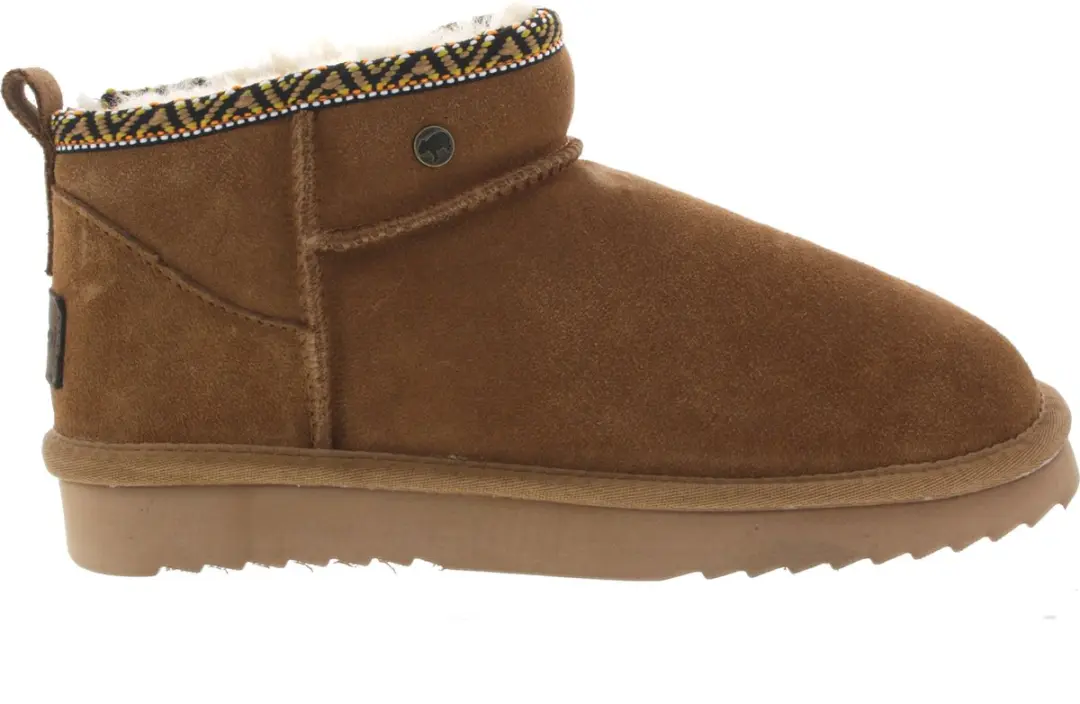 Dames Pantoffels Warmbat Durack Women Boot Tape Cognac