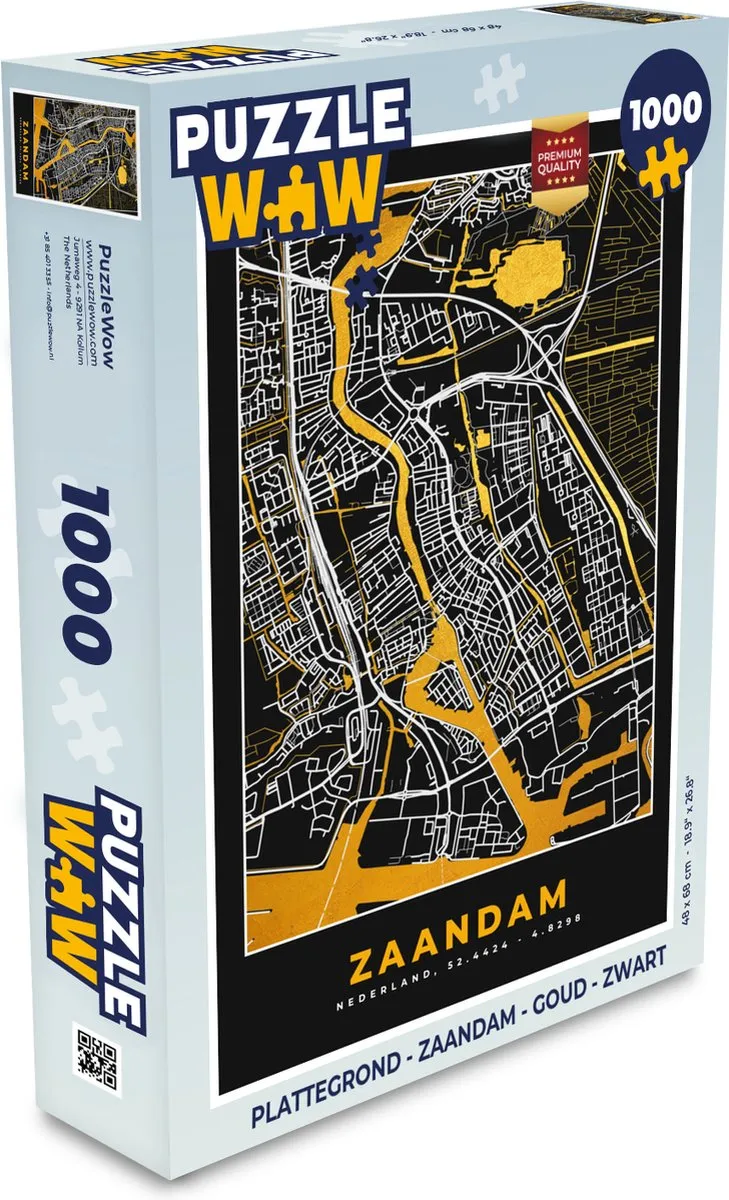 PuzzleWow Zaandam Puzzel 1000 Stuks