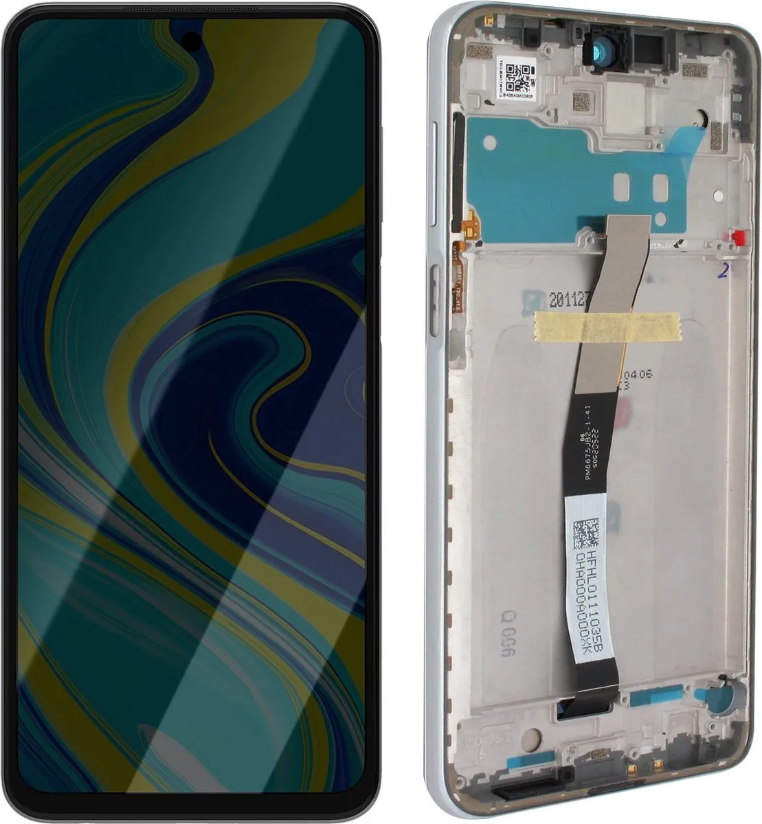 Xiaomi Redmi Note 9S Scherm + Achterkant - Wit
