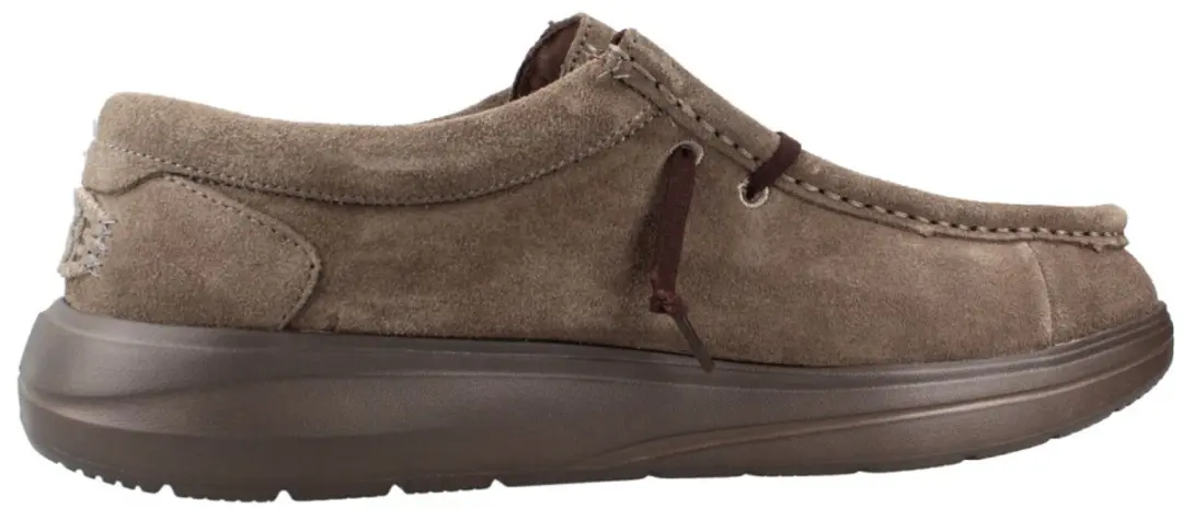 HEY DUDE HD41975 WALLY X SUEDE Bruin 44 EU - afbeelding 3 van 4