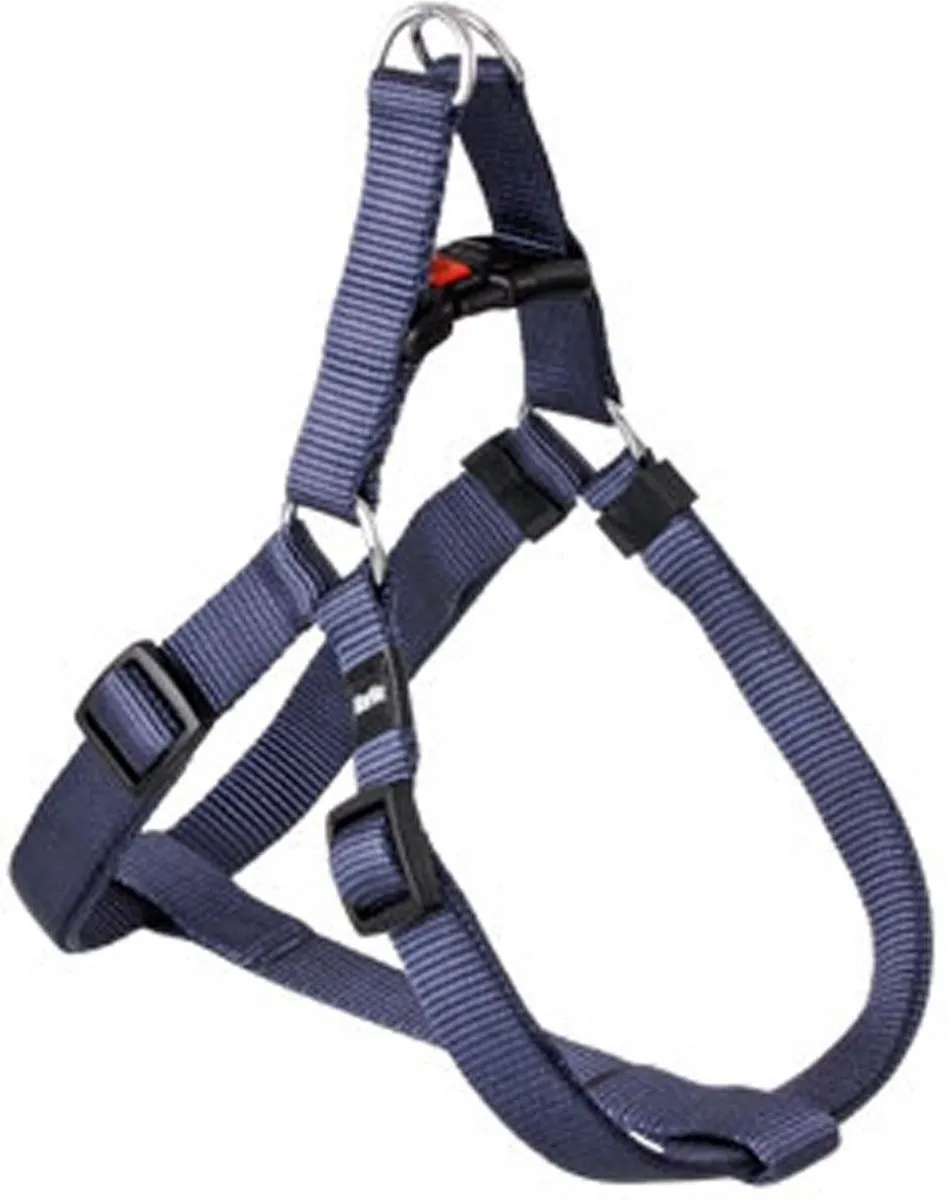 Flamingo Ziggi Step&go Hondenharnas - Granietblauw S 25-45cm