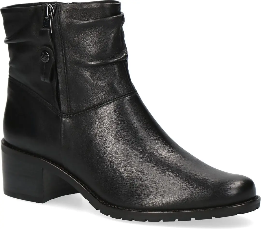 Caprice Zwart Soft Enkellaarzen maat 38