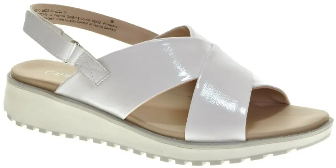 Witte Sandalen Leder Caprice maat 39