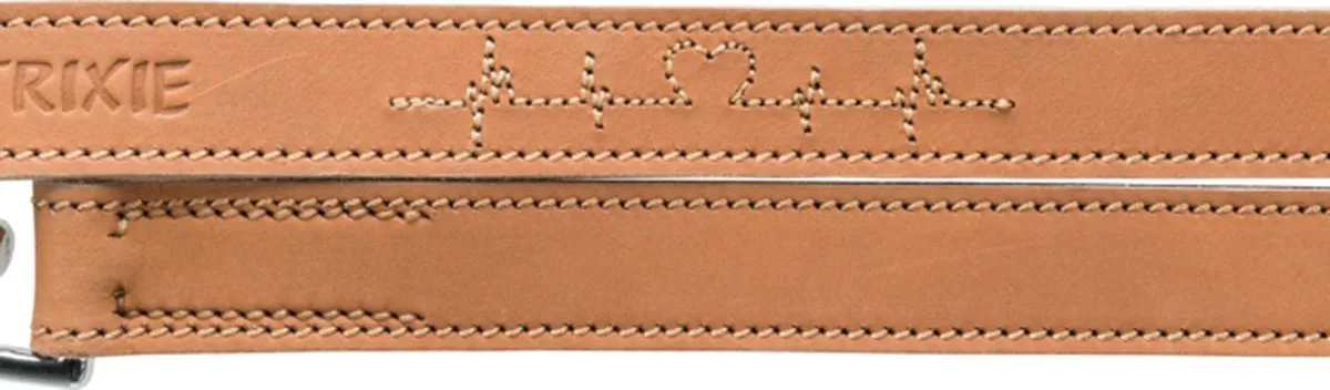 Trixie Rustic Hondenriem - Cognac