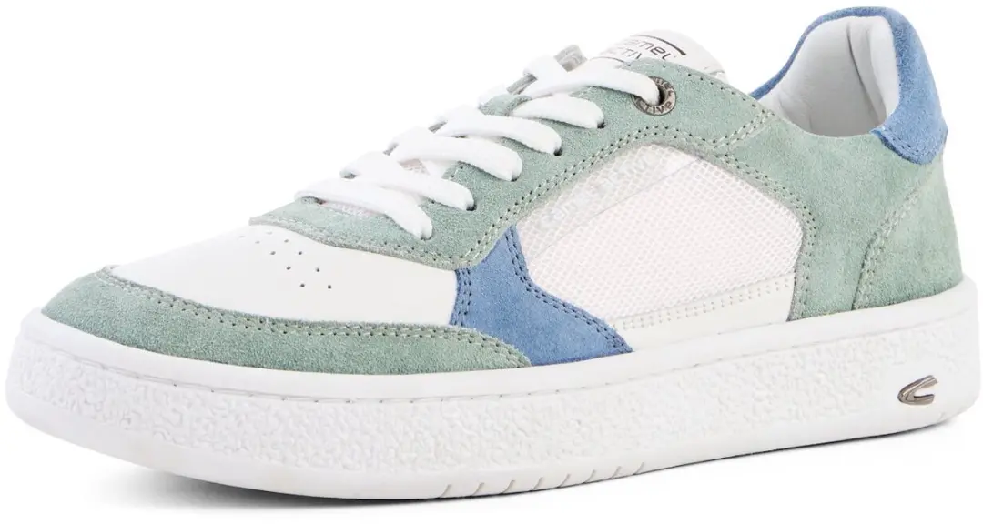 camel active Low sneaker met leermix