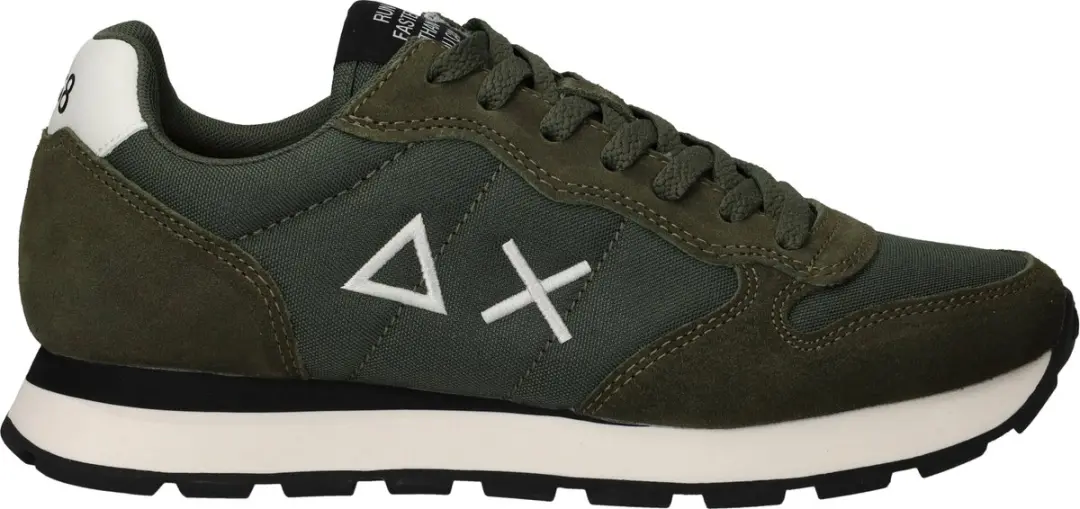 Sun68 Sneaker Tom Fluo Army Groen
