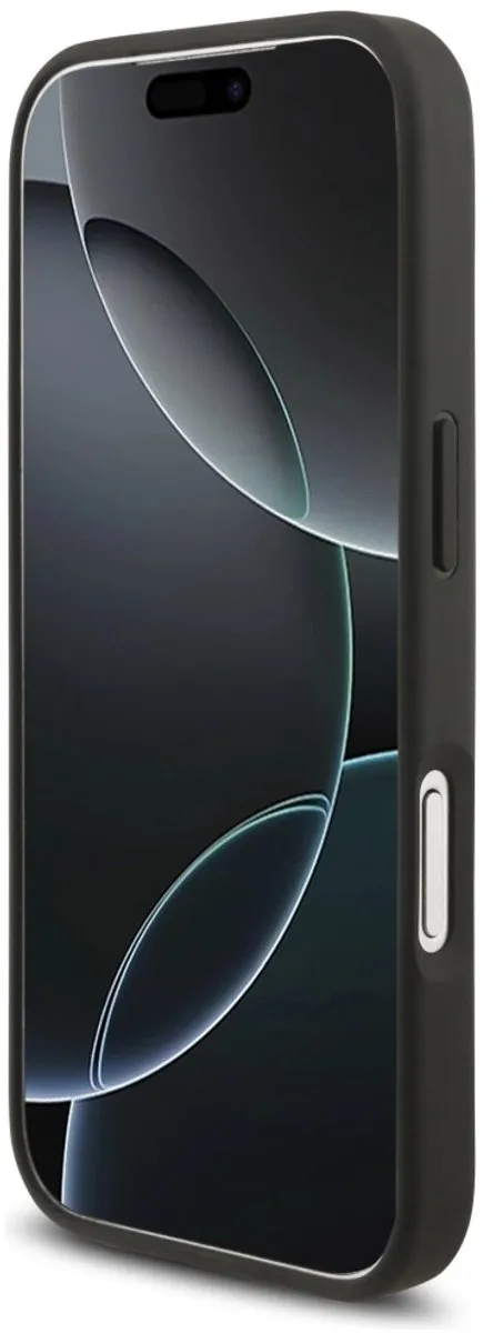 Mercedes-Benz Back Cover iPhone 17 Pro - Zwart Leder - MagSafe - afbeelding 6 van 6