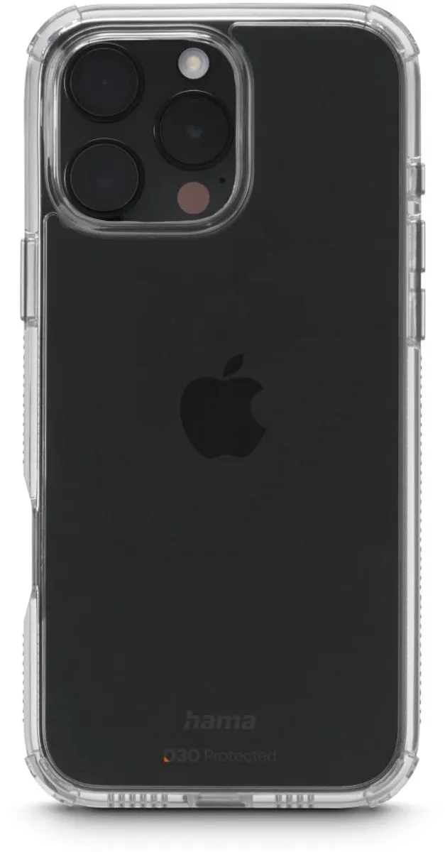 Hama Hoesje iPhone 16 Pro Max Extreme Protect - Transparant 00136864