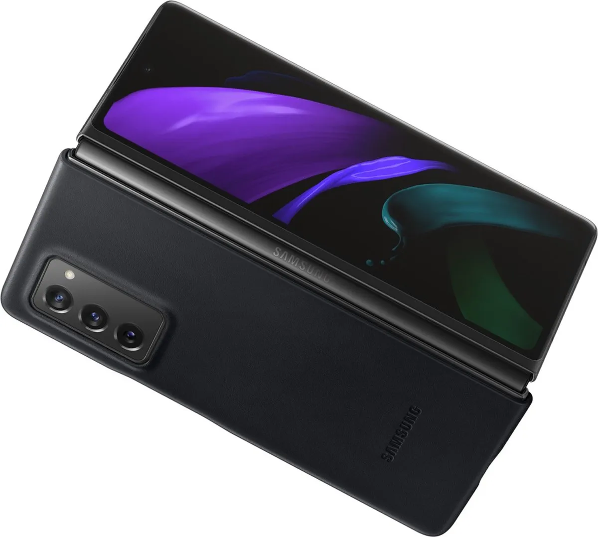 Samsung Galaxy Z Fold 2 Hoesje - Zwart - afbeelding 6 van 6