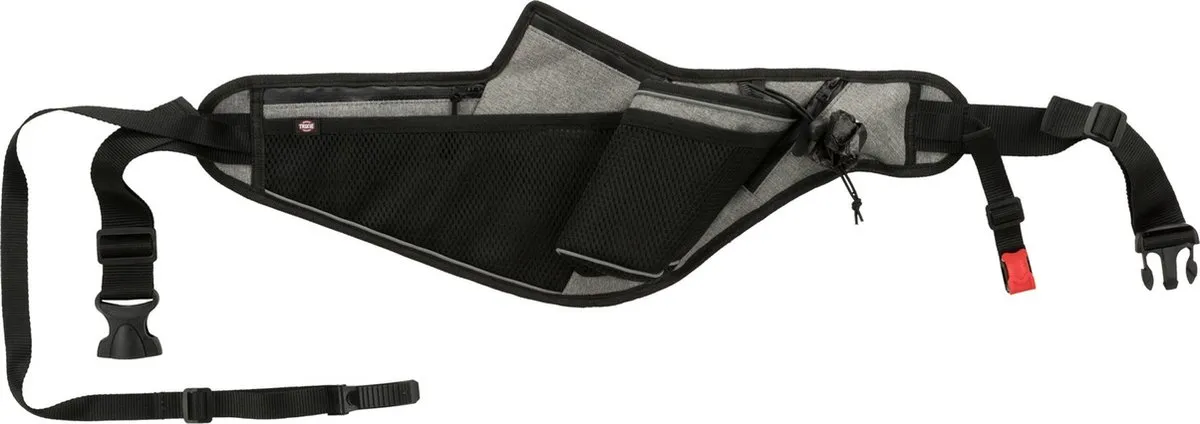 Trixie Joggingceintuur - 70-130 cm - Grijs/Zwart - afbeelding 4 van 6
