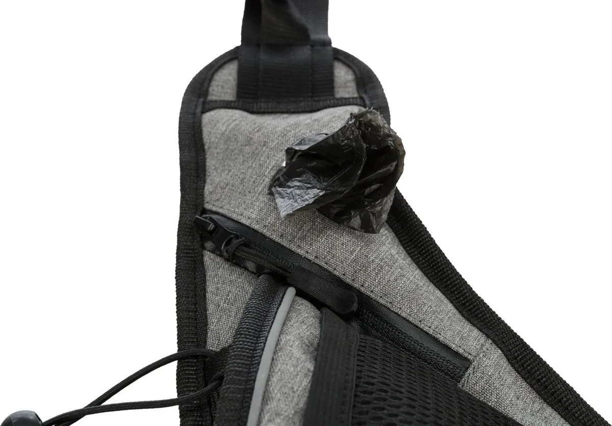 Trixie Joggingceintuur - 70-130 cm - Grijs/Zwart - afbeelding 3 van 6