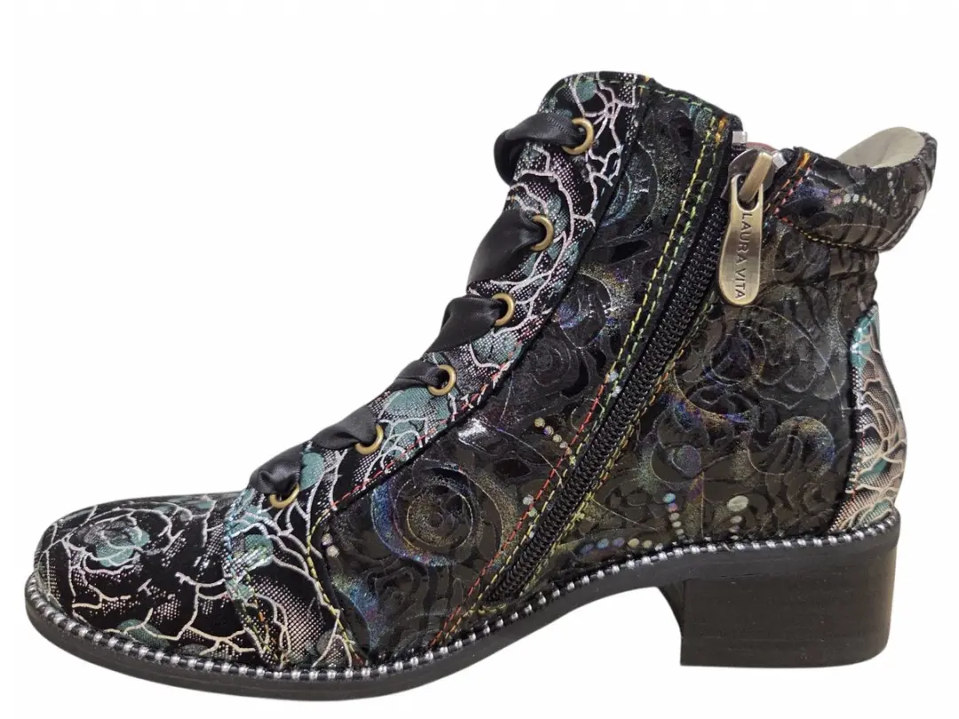 Laura Vita Emcmao 02 Argento Veterboots - Zwart - afbeelding 4 van 6