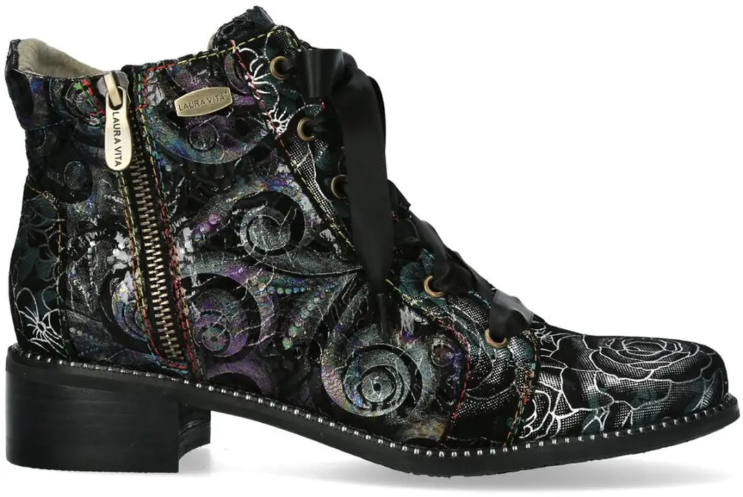 Laura Vita Emcmao 02 Argento Veterboots - Zwart - afbeelding 5 van 6