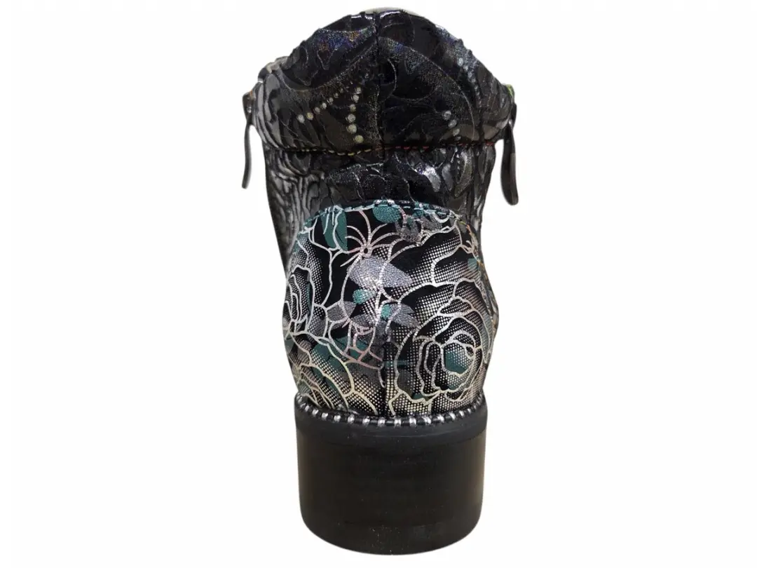Laura Vita Emcmao 02 Argento Veterboots - Zwart - afbeelding 3 van 6