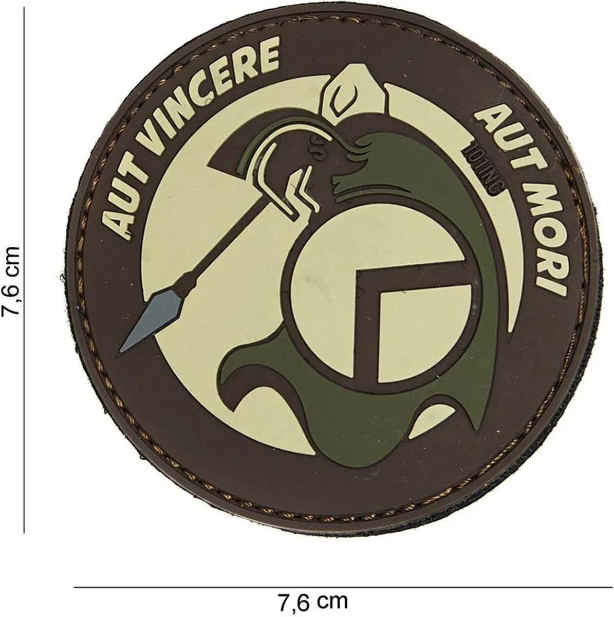 101 Inc Embleem 3D Spartan Aut Bruin