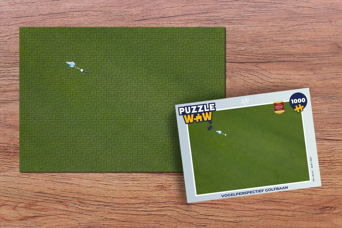 PuzzleWow Golfbaan Legpuzzel 1000 Stuks