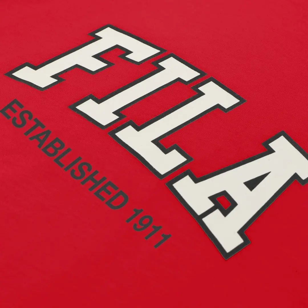 Fila Heren Rifredi T-shirt Rood XL - afbeelding 3 van 3