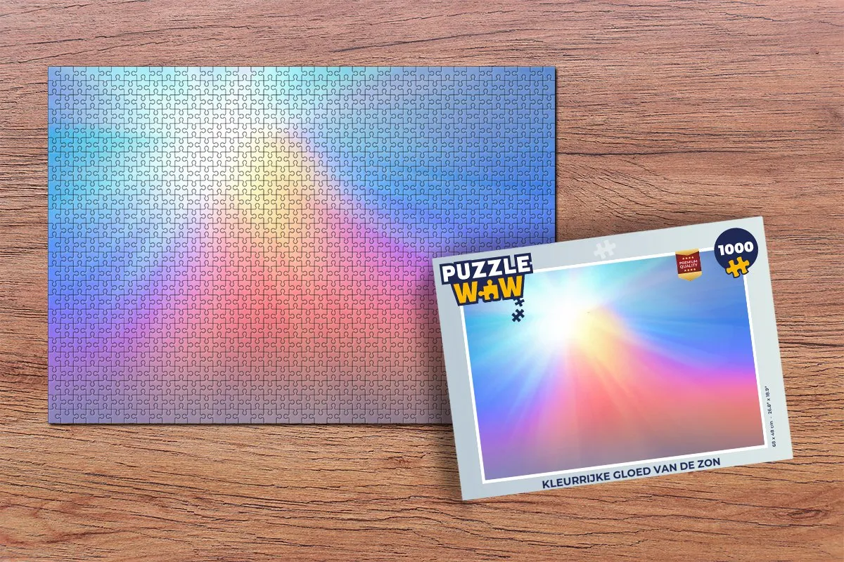PuzzleWow Legpuzzel 1000 Stuks - Multicolor