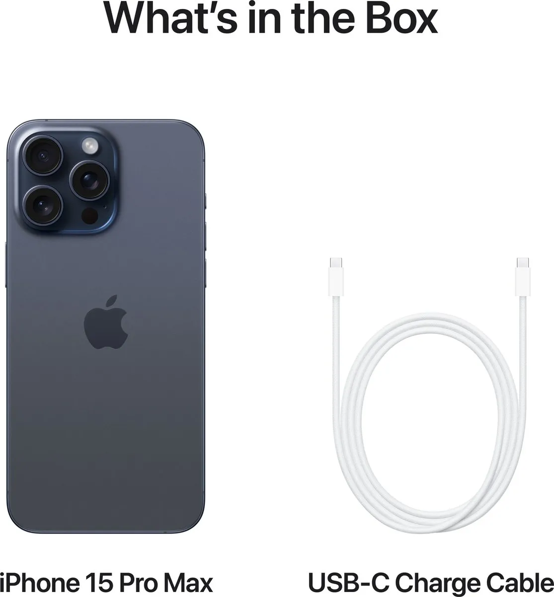 Apple iPhone 15 Pro Max MU7F3ZD/A - 512GB - Blauw Titanium
