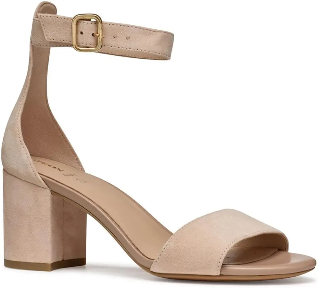 Geox D Virnilisa 65 S A Nude Dames Sandalen