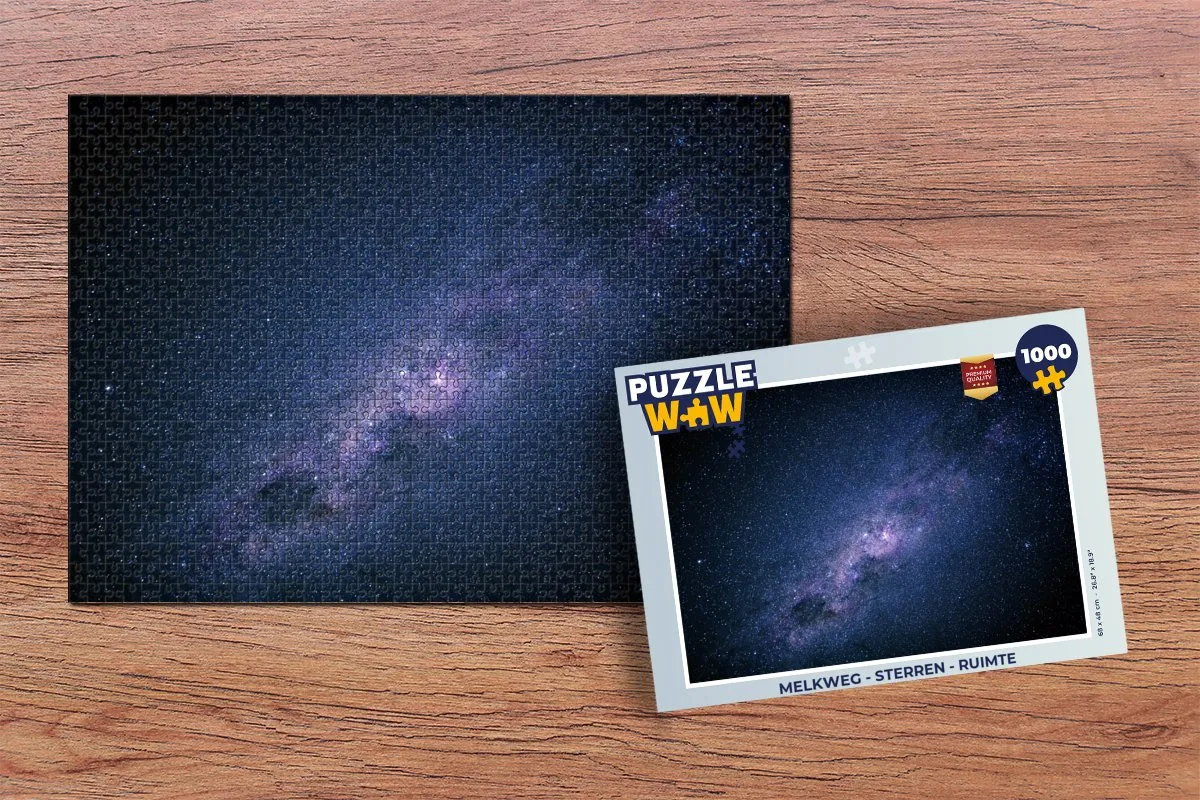 PuzzleWow Melkweg Legpuzzel 1000 Stuks - Multicolor