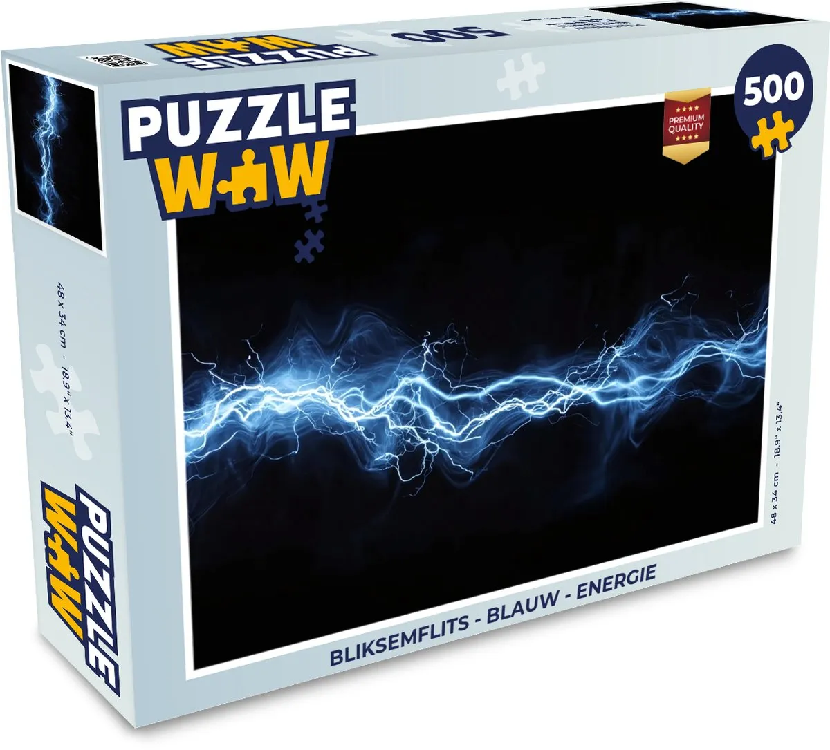 PuzzleWow Bliksemflits Legpuzzel 500 Stuks