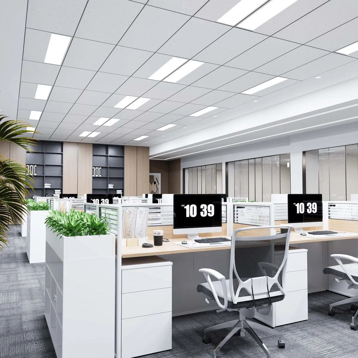 Ledvion LED Paneel 120x30 36W 4000K - Inbouwarmatuur