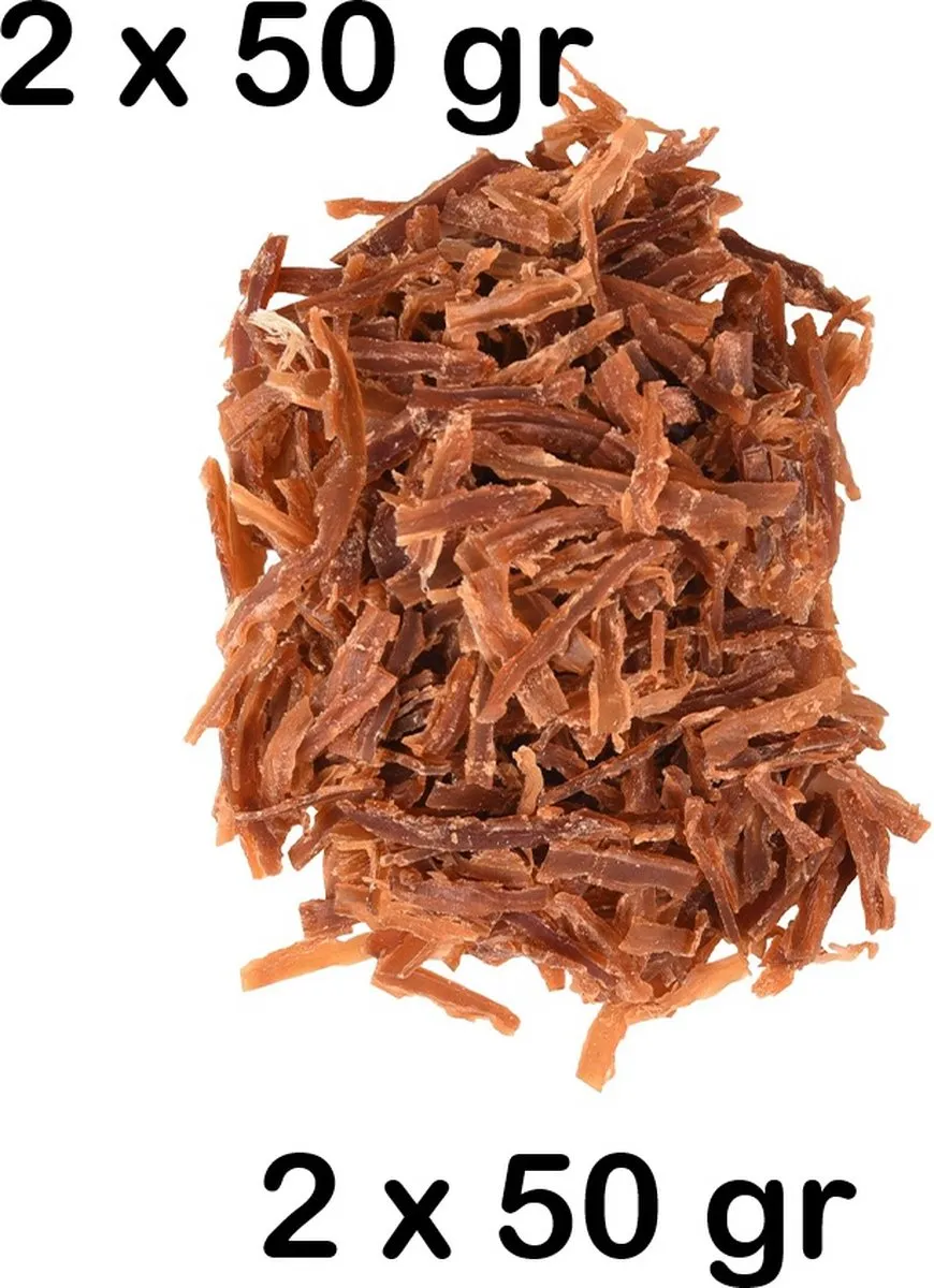 Flamingo HAPKI Kattensnack Duck Strips Soft 100g