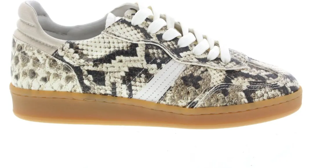 Dames Sneakers Piedi Nudi Imola H-fit Snake Beige