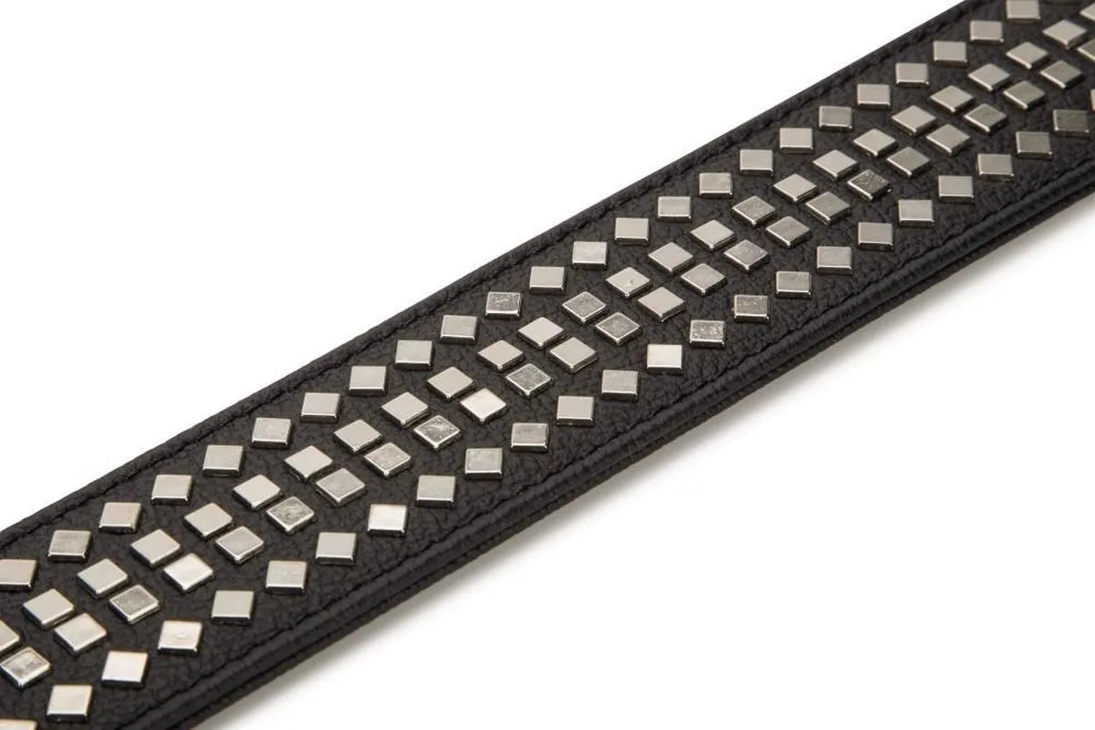 Beeztees Vintage - Hondenhalsband - Zwart - 43,5-49,5 cm x 50 mm