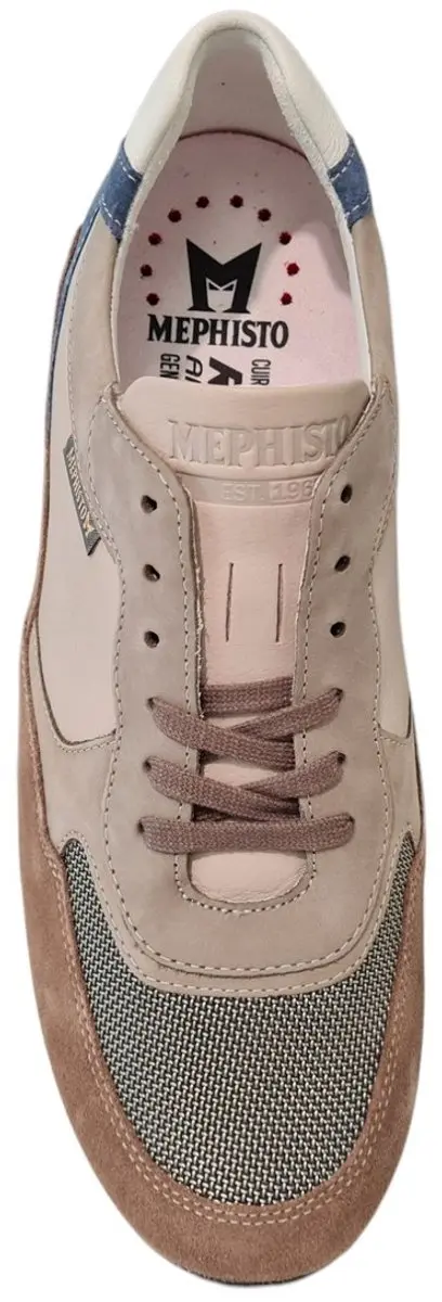 Heren Veterschoenen Mephisto Driss Warm Grey Grijs - Maat 44 - afbeelding 2 van 6