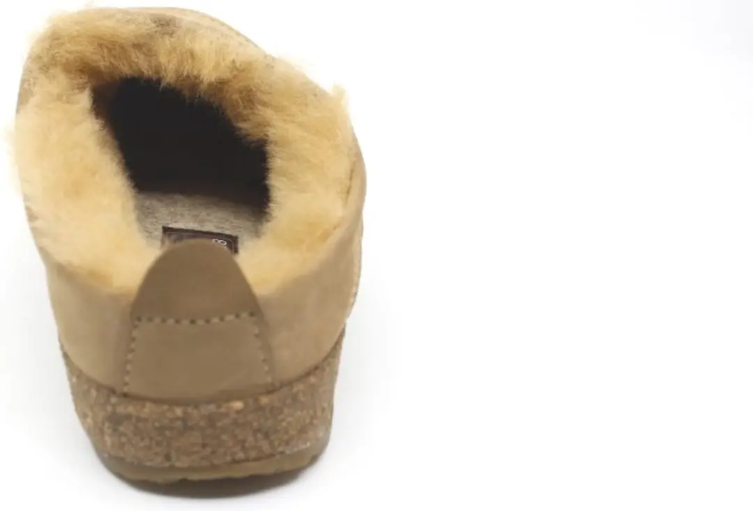 Haflinger Snowbird - gevoerde pantoffel - Leer - Maat 41 - Gevoerd, Lamsleer, buitenzool met profiel - afbeelding 5 van 6