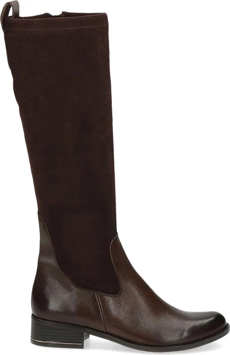 Caprice Knielaars Combi Leer/Stretch - Bruin - afbeelding 6 van 6