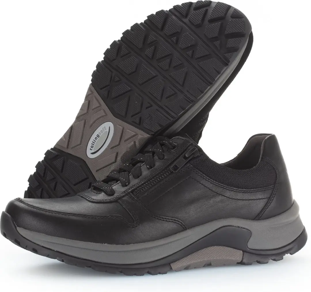 Gabor Pius Rollingsoft 8000.14.09 Heren Wandelsneaker - Zwart - afbeelding 2 van 5