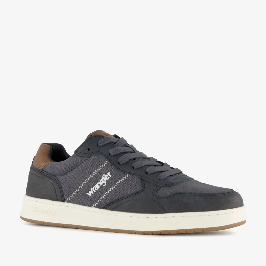 Wrangler heren sneakers blauw