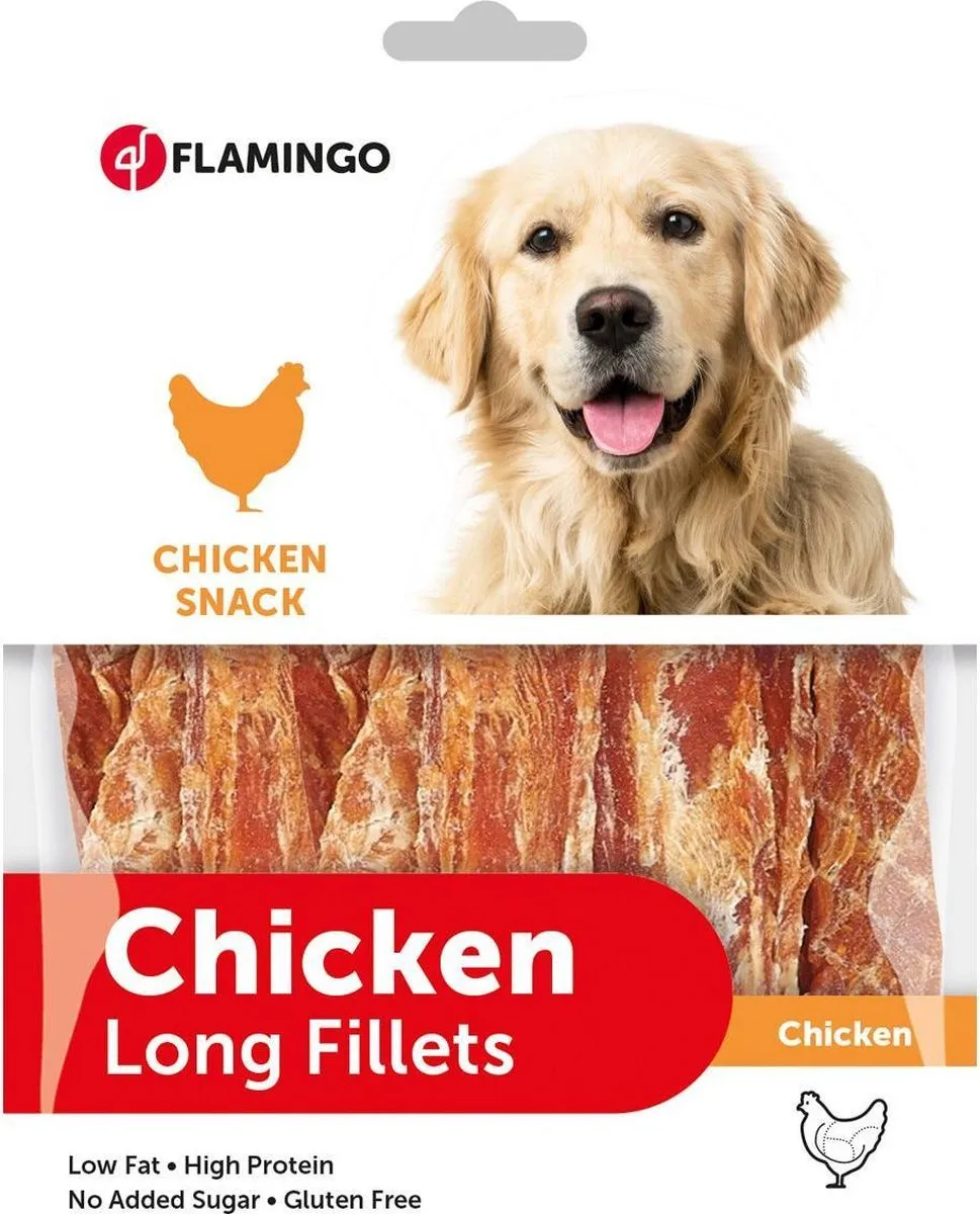 Flamingo Chick'n Lang Hondensnack 170g
