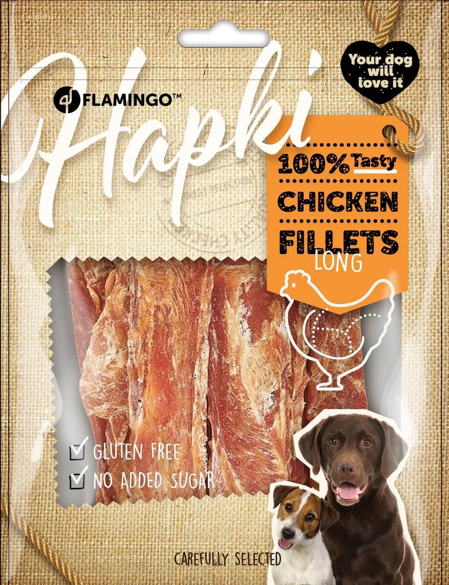 Flamingo Chick'n Lang Hondensnack 170g