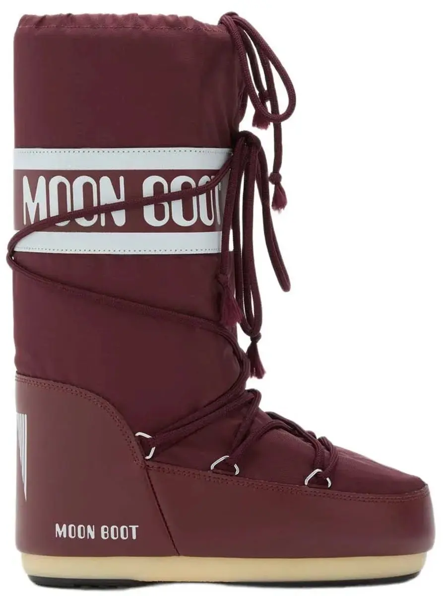 Moon Boot Icon Nylon Laarzen Rood,Paars EU 31-34 Kinderen