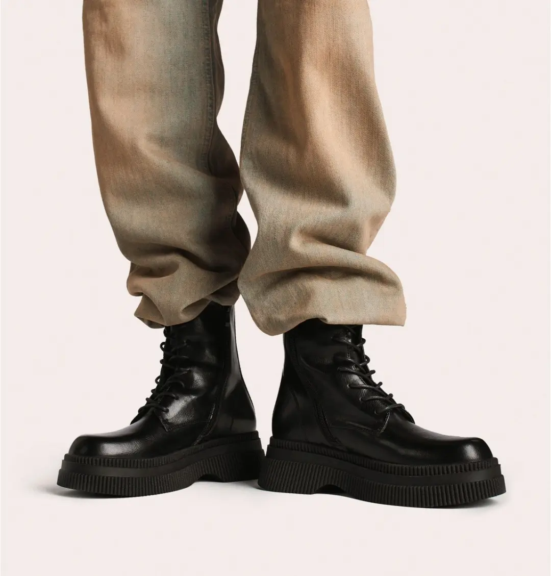 Dames enkellaarsjes Victoria Dublin Cordones Efecto Piel - afbeelding 4 van 5