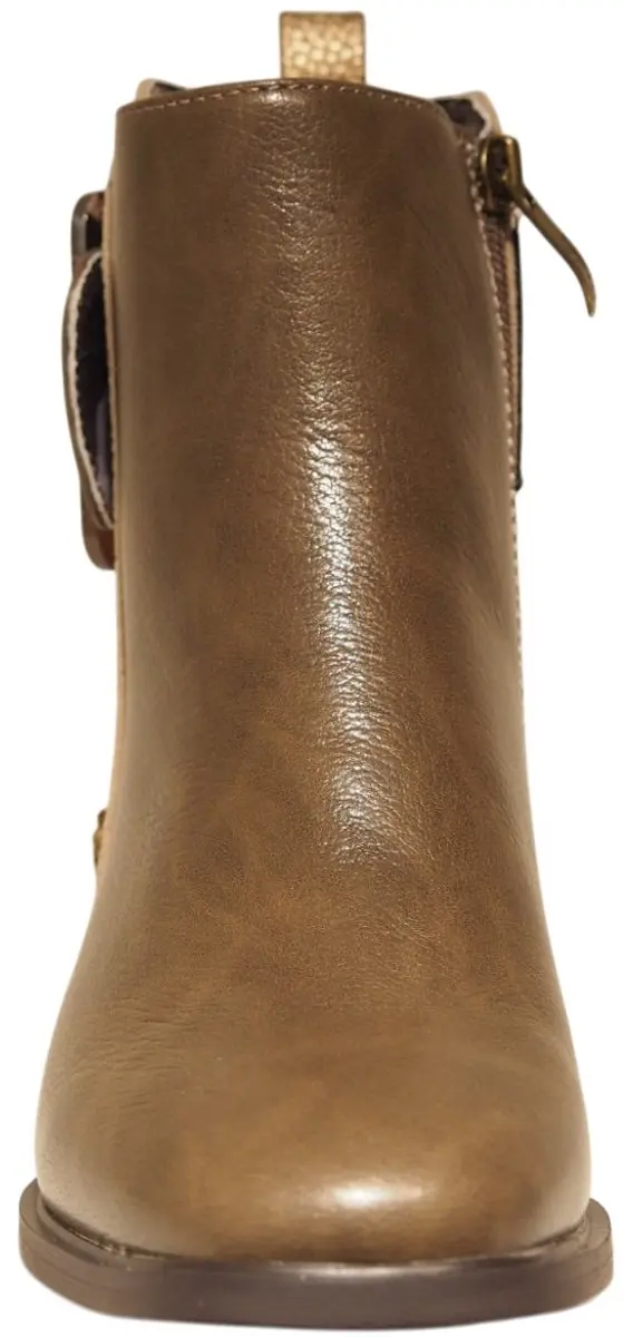 Anekke taupe met kaki leren enkellaarzen - afbeelding 5 van 6