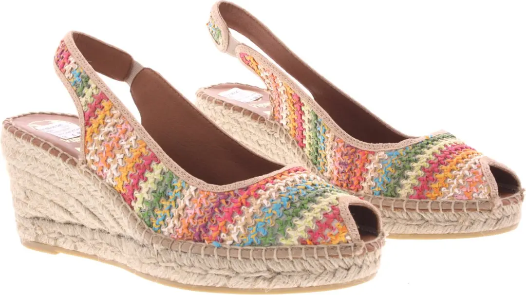 Dames Pumps Viguera 1955 Crochet Camel Multi - Maat 38 - afbeelding 2 van 4