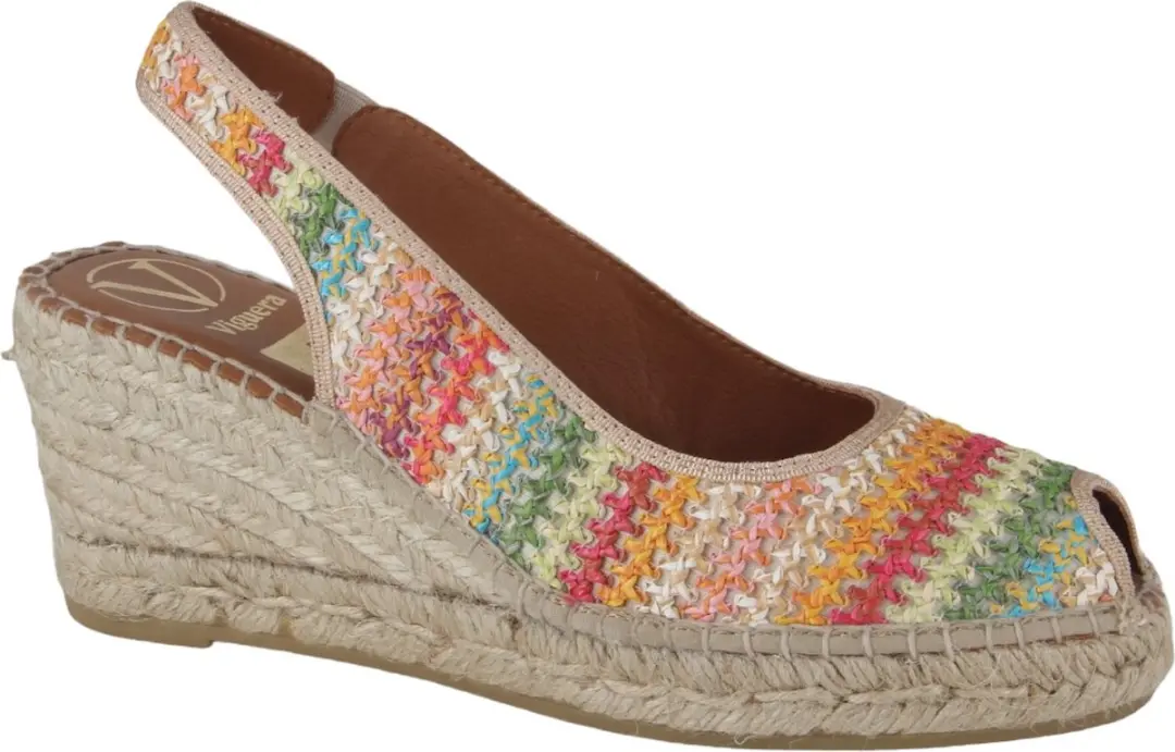 Dames Pumps Viguera 1955 Crochet Camel Multi - Maat 38 - afbeelding 4 van 4