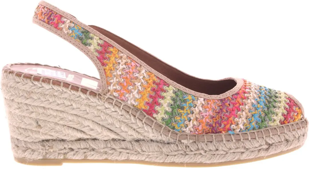 Dames Pumps Viguera 1955 Crochet Camel Multi