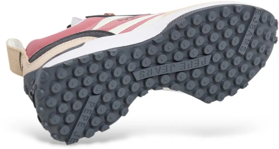 Pepe Jeans Lucky Mains veelkleurige leren sportschoenen - afbeelding 3 van 4
