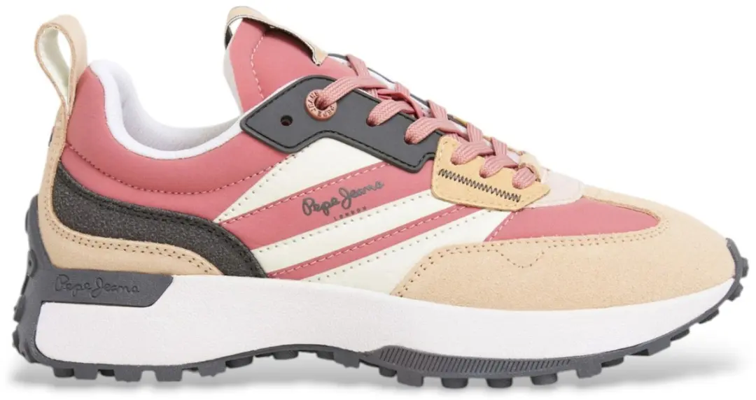 Pepe Jeans Lucky Mains veelkleurige leren sportschoenen